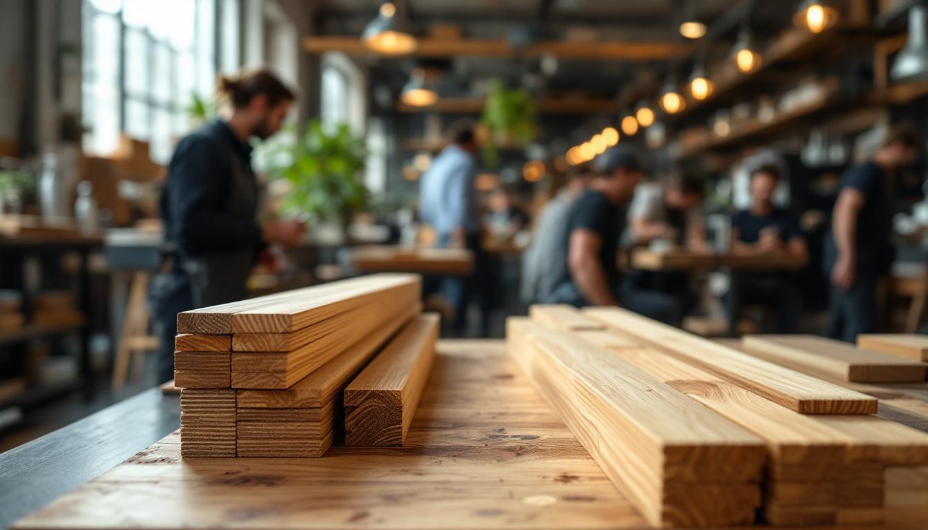 Barras de Madera para Cafeterias