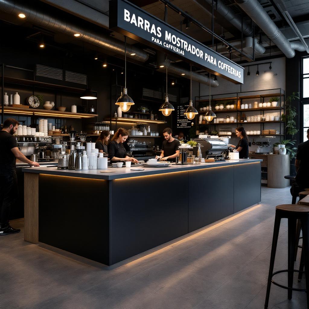 Barras Mostrador para Cafeterias